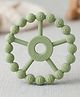 Cubkins Silicone Ring Teether | BIS Certified | 5 Textures for Teething Relief | 100% Food-Grade Silicone (Lime)