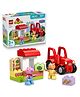 LEGO  Duplo  Peppa Pig Tractor and Market Building Toy 18 pieces-10468