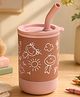 ONE & ONLY Baby Sipper Cup 150ml with Straw, Spill Proof Cartoon Printed Cup, BPA Free Food Grade PP, Lightweight Sipper for School, Travel & Daily Use (Pink)