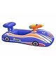 Azhari Inflatable Racing Car Pool Float with Water Gun Ride On Summer Swimming Toy for Boys Girls Outdoor Fun Play pack of 1 Color design may vary