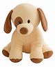 DearJoy  25 cm Playful Dog Soft Toy Off White & Brown 1.0 PIECE