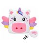 DearJoy 14 Inches Unicorn Kids School Bag Backpack - Pink & White