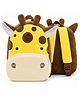 DearJoy 14 Inches Giraffe Kids School Bag Backpack - Yellow