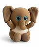 DearJoy 25 cm Playful Elephant Soft Toy Brown 1.0 PIECE