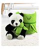 DearJoy 28 cm Bamboo Panda Soft Toy - Black & White 1.0 PIECE