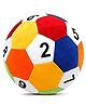 DearJoy 11 cm Plush Ball with Numbers Soft Toy - Multicolor 1.0 PIECE