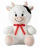 DearJoy  25 cm  Playful Cow with a Bow Soft Toy White 1.0 PIECE