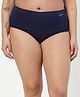 Zelena 92% Modal 8% Lycra Knit Solid Hipster Maternity Panty - Navy