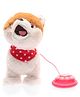 Toytales 25 cm Huggable  Musical Plush Duffy Dog Toy - Brown & White