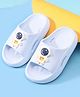 Babyoye Slip On Clogs with Astronaut Applique - Light Blue