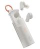 Skullcandy Dime Evo True Wireless Bluetooth Earbuds with Mic, 36Hr Battery, Multipoint Pairing, Google Fast Pair, Stay-Aware Mode, IPX4 Sweat Resistant TWS Earbuds - Bone/Orange