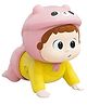 NEGOCIO cartoon-shaped crawling baby doll toy, early education electric musical mini crawling doll toy- PACK OF 1 - COLOR MAY VARY