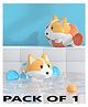 NEGOCIO Baby Bathing Toy Cartoon Floating Funny Creative Interactive Baby Water Toy - PACK OF 1 - COLOR MAY VARY