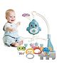NEGOCIO Infant Plastic Bed Bell Toy Baby Crib Hanger Mobile Nature Rotation Bedside Bells Toys- PACK OF 1 - BLUE