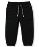 Babyhug Denim Full Length Washed Jeans With Stretch - Black