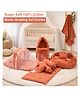 Fareto Baby 100% Muslin Cotton Bedding Set Combo - Orange