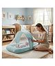 Fareto Newborn Baby 100% Muslin Cotton Mosquito Net Safe, Soft & Portable Baby Bed - Green