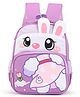 KIDLINGSS 13 Inches Bunny Design Backpack - Purple