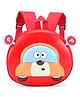 KIDLINGSS 11 Inches  Car Design 3D Hard Case Backpack - Red