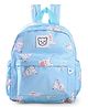 KIDLINGSS 11 Inches Rabbit Printed Backpack - Blue