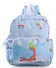 KIDLINGSS 11 inches Gravity Knife Printed Backpack - Light Blue
