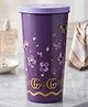 SCHOOLISH Floral Printed Insulated Tumbler With Lid & Stainless Steel Straw BPA-Free Reusable Cold Drink Cup - Leakproof Travel Tumbler For Home & Office - Best Return Gift - PACK OF 1 - BLUE
