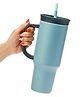 SCHOOLISH 2 in 1 Lid Modern Design 40oz Water Bottle Stainless Steel Vacuum Thermos Insulated Splash Resistant Mug