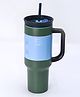 SCHOOLISH Tumbler With Handle Steel Travel Mug Tumbler Isotherme Removable Handle - PACK OF 1 - COLOR MAY VARY