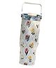 SCHOOLISH Portable Hand-Held Stainless Steel Tumbler Fresh Small Flower Print Car Cup Water Cup - PACK OF 1 - COLOR MAY VARY