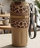 SCHOOLISH Pretty Panther Print double-walled 304 stainless steel construction with vacuum insulation Travel Tumbler - PACK OF 1 - COLOR MAY VARY