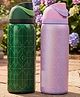 SCHOOLISH FreeSip Insulated Stainless 710ml Steel Water Bottle with Straw for Sports and Travel, BPA-Free Sports Water Bottle - PACK OF 1 - COLOR MAY VARY