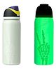 SCHOOLISH Glow-in-the-Dark Color Drop Freesip Bottle Holiday Summer Bottle - PACK OF 1 - COLOR MAY VARY