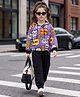 Ollington St. Cotton Winterwear Full Sleeves Printed Hooded Sweatshirt & Joggers - Multicolour & Black