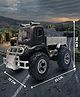 FunBun Off Roader Rechargeable Remote Control Car | RC Monster Truck with LED Headlights, Type-C Charging, Anti-Skid Tyres, 120 Ft Range | 2.4GHz Remote Controller - Black (MT407)