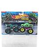 Hot Wheels Glow In Dark Free Wheel Die Cast Monster Truck Pack of Two - Green