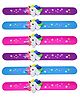New Pinch Slap Bands Silicone Wristbands Party Supplies Kids Party Favors Decor Novelty Toy School Prize Gifts Children Goodie Bag Fillers Birthday Return Gifts (girls 6 Pcs) (Color & Design May Vary)