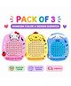New Pinch Magnetic Magpad Keychain Toy Creative Key Ring for Car, Bike & Home |  | Fun Toy Keyring Accessory pack of 3 random design dispatch