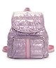 Happy Hues 13-Inch Quilted Metallic Backpack for Kids - Water-Resistant Lightweight School & Travel Daypack