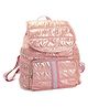 Happy Hues 13-Inch Quilted Metallic Backpack for Kids - Water-Resistant Lightweight School & Travel Daypack