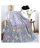 Happy Hues Butterfly Glow in The Dark Blanket- Super Soft Fluffy Flannel Fleece All Season Blanket