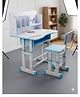 Purple Tots Multi Functional Kids Study Table Chair Set - Blue