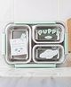 Purple Tots Stainless Steel With Partition Lunch Box - Blue