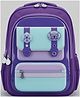 Purple Tots 16 Inches School Backpack with Bottle Pocket & Front Organizer- Purple
