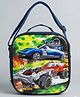 Purple Tots Top Racer 3D Print Insulated Lunch Bag - Blue