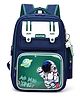 Purple Tots 16 Inches Backpack For Kids Stylish Durable Water Resistant School Bags With Bottle Pocket & Front Organizer School Bag For Kids Astronaut Print- Green