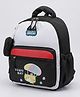 Purple Tots 12 Inches School Bag the Perfect Children Backpack & School Bags -quality Kids Kindergarten Sunny Kitty Backpack - Black