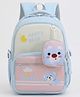 Purple Tots Height 15.50 Inches School Bag With Sleepy Koala Print Light Blue - Height 15.50 Inches