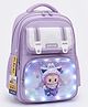 Purple Tots Height 16.25 Inches Bear Themed School Backpack - Plum