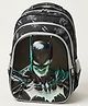 Purple Tots 16.25 Inches Premium 3D Batman Character Backpack For Kids - Black