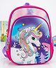 Purple Tots 11.8 Inches Premium 3D Characters Unicorn Backpack - Purple